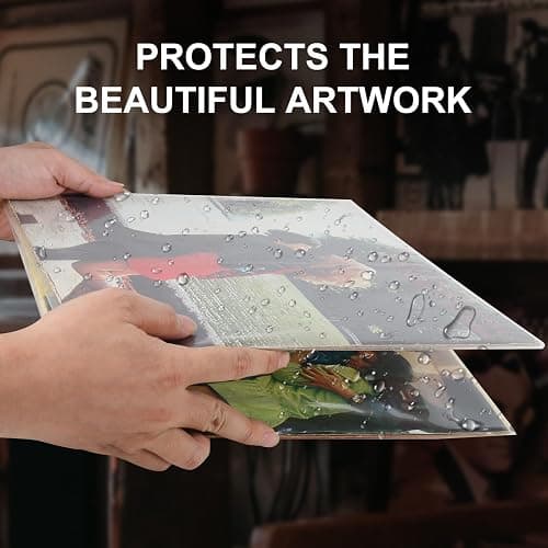Gartopvoiz Gatefold Outer Vinyl Record Sleeves, 12" 3 Mil Plastic Album Cover Clear Protection, 15pcs thumbnail 7
