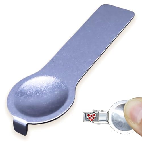 Fablinks Italian Charm Bracelet Tool, Stainless Steel Charms Opening Tools, Easy Opener Compatible with Standard 9mm Link Bracelets - Image 1
