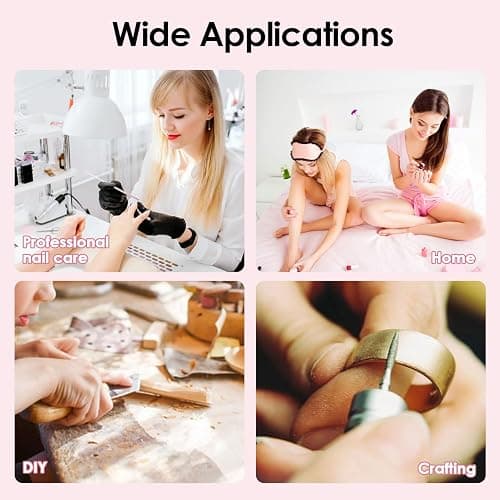 CoFashion Nail Dust Collector for Acrylic Nails Vacuum Machine, 80W Adjustable Vacuum, Electric Nails Filter for Manicure Nail Fan Dust Collector thumbnail 5
