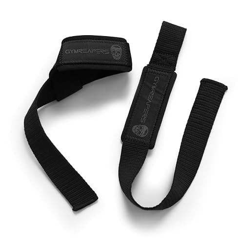 Gymreapers Lifting Wrist Straps for Weightlifting, Bodybuilding, Powerlifting, Strength Training, & Deadlifts - Padded Neoprene with 18 inch Cotton thumbnail 3