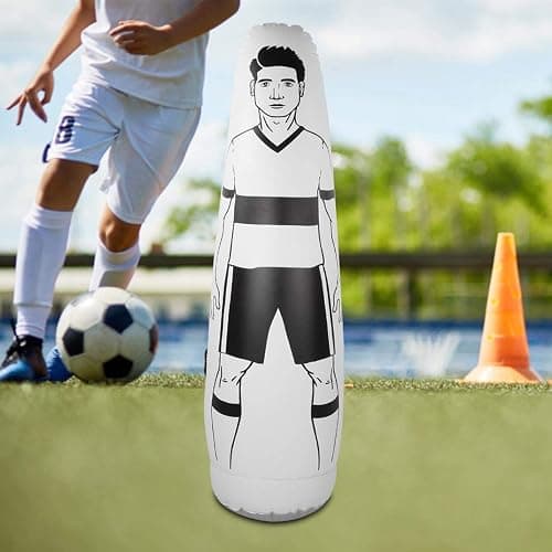 Soccer Dummy Defender, Inflatable Soccer Dummy Goalkeepr, High Protection Performance Safer Inflatable Kick Defender, Soccer Training Kick Defender for Football Game Football Training thumbnail 8