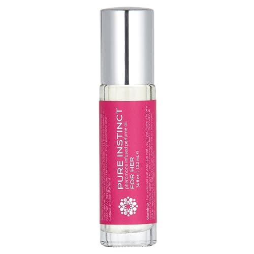 Pure Instinct Roll-On - The Original Pheromone Infused Essential Oil Perfume Cologne - TSA Ready (For Her - Women) - Image 1