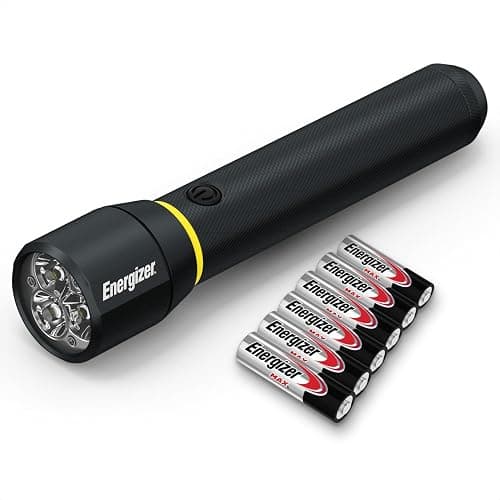 ENERGIZER LED Flashlight Vision PRO, Ultra Bright 1000+ Lumens, IPX4 Water Resistant, Aircraft-Grade Aluminum LED Light, Rugged Metal Flash Light for Outdoors, Emergency Power Outage, Black - Image 1
