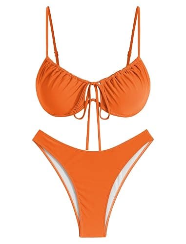 ZAFUL womens Sexy Cheeky Bikini thumbnail 5