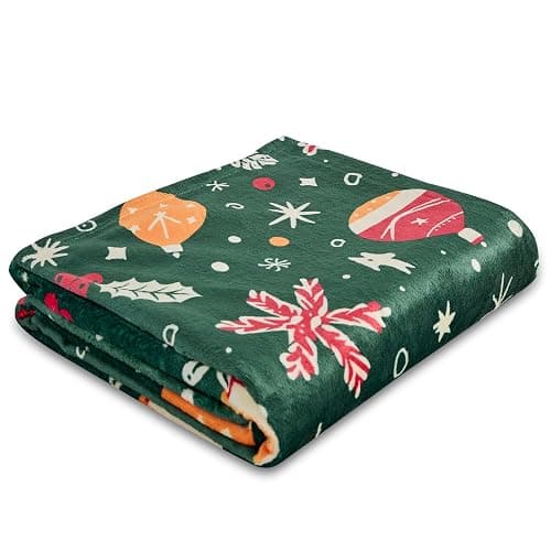 Gogreen Cozy Blanket Printed Blanket Throw Blanket, 300 GSM Fleece Blanket Throw Size Blanket for Home Decoration, Ultra Soft Blanket Microfiber Throw Blanket (Throw - 50" x 60", Christmas Light) thumbnail 8