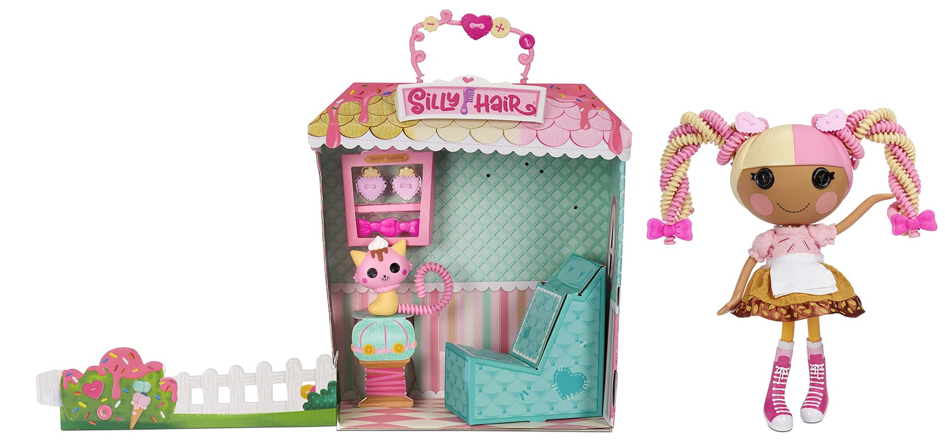 Lalaloopsy 576938EUC Silly Hair Doll-Scoops Wafflecone thumbnail 2