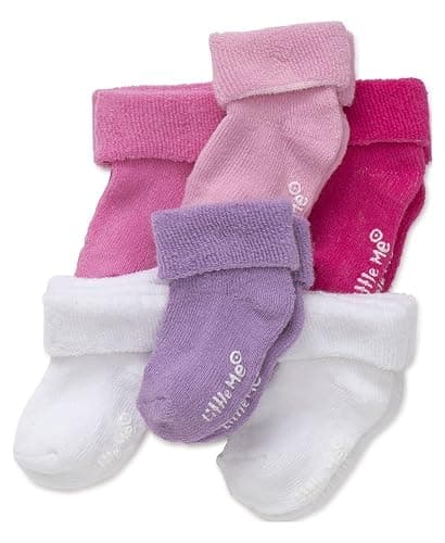 Little Me baby-girls 6 Pack Variety Socks thumbnail 2