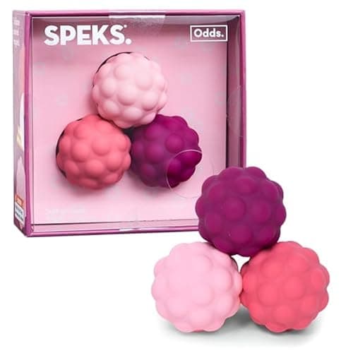 Speks Odds Soft Silicone Fidget Magnets | Silent Stress Relief Toys | Textured Magnetic Balls for Adults & Teens 14+ | Purple - Image 1