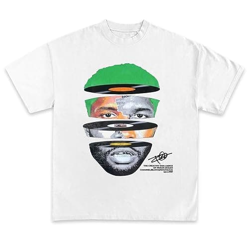 Guzado Rapper Graphic T-Shirt Rap Tee Concert Merch Album Cover Shirt for Men Women - Style 4 - Cotton - Image 1