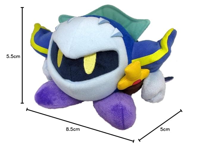 Little Buddy 1402 Kirby Adventure All Star Collection Meta Knight Plush, 5.5" thumbnail 2