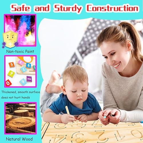 Montessori Toys for 3 4 5 Year Old,Preschool Learning Toys for Toddlers age 2-4,Educational Math manipulatives Number Counting Blocks for Kids,Birthday Christmas Stocking Stuffers for Boys Girls thumbnail 5