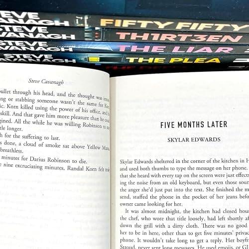 Eddie Flynn Series 7 Books Collection Set By Steve Cavanagh (Twisted,Thirteen, The Defence, The Plea, The Liar, Fifty-Fifty, The Devil's Advocate) thumbnail 4