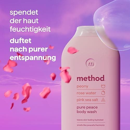 method Pure Peace Duschgel, Pfingstrose & Rosenwasser, 532 ml thumbnail 3