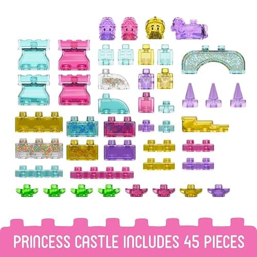 Jelly Blox Classic Castle Set | Includes 45 Pieces | Toddler & Preschool Building Blocks Kids Can Squeeze, Stretch, Squish | MESH ACCREDITED | Safety Tested & Ouch-Free | Sensory Play Toy for Ages 2+ thumbnail 4