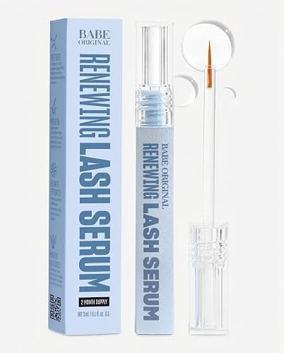 Babe Original Renewing Lash Serum for Longer-Looking Lashes, Peptides | Prostaglandin-free, peptide-infused gentle lash serum for fuller, longer-looking lashes with botanicals, vegan & cruelty-free thumbnail 8