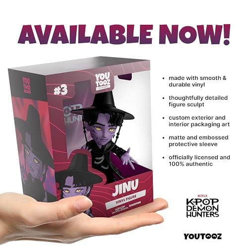 Youtooz Kpop Demon Hunters Jinu 5.2" Vinyl Figure, Collectible Jinu Figure from Kpop Demon Hunters Vinyl Collection thumbnail 3