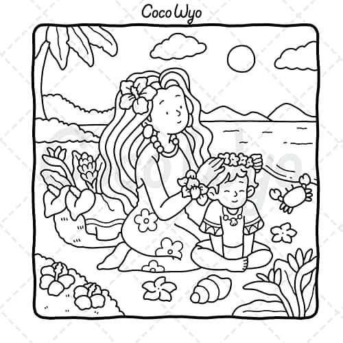 Girl Moments: Vol. 2 Coloring Book for Adults and Teens Featuring Cute Cozy Daily Activities for Relaxation thumbnail 10