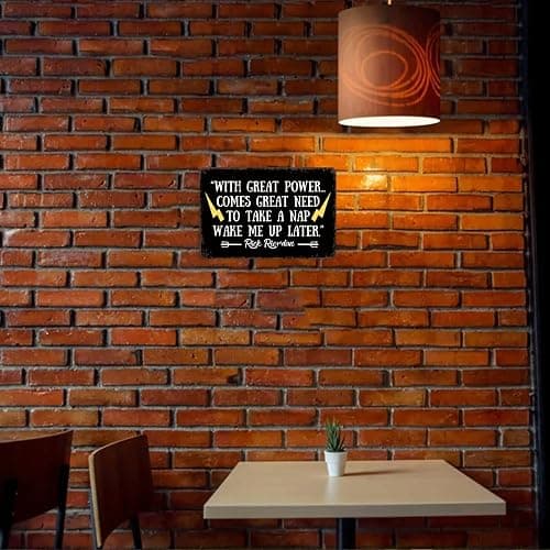 Vintage Metal Sign Percy Jackson Quote Poster Retro Tin Signs Funny Aluminum Sign For Man Cave, Garage, Living Roome, Cafe And Pub Decoration 8 X 12 Inch thumbnail 5
