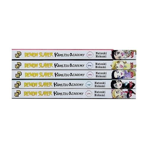 Demon Slayer Kimetsu Academy Volume 1-5 Books Collection Set By Natsuki Hokami & Koyoharu Gotouge thumbnail 2