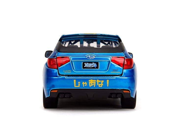 Jada Sonic The Hedgehog 1:24 2012 Subaru Impreza WRX STI Die-cast Car & Sonic Figure, Toys for Kids and Adults thumbnail 9