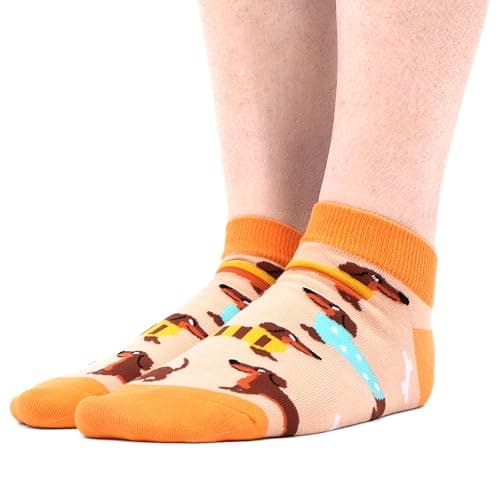 WeciBor Women's Fancy Funny Casual Combed Cotton Ankle Socks Pack thumbnail 5