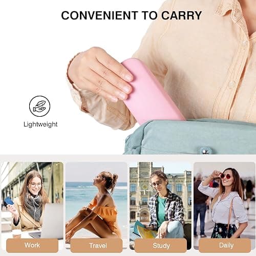 Marvolia Glasses Case Hard Shell - PU Leather Eyeglass Cases Eyeglasses Case for Sunglasses Eye Glasses Cases thumbnail 7