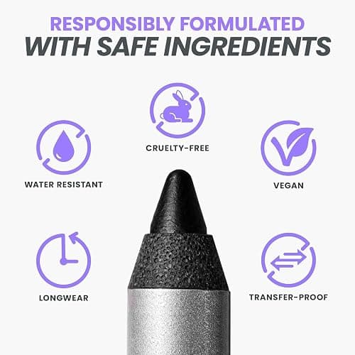 Wonderskin Eyeliner Pencil 1440 Longwear Eyeliner Waterproof & Smudge Proof | Waterproof deep black eyeliner, smudge-proof formula glides on smoothly for precise, long-lasting definition. thumbnail 4