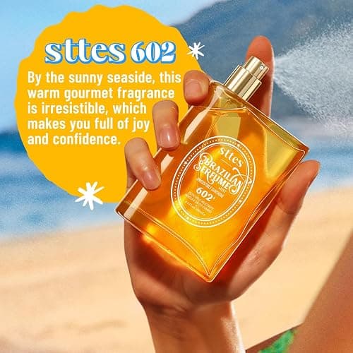 Sttes Perfume 602# (Irresistible Sunshine) - Eau de Perfume 100ml (3.4fl oz) Vanilla Gourmet Tune (Caramel Vanilla Flavor) thumbnail 5