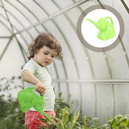 VILLCASE Classic Plastic Watering Can with Creative Animal Patterns for Indoor and Outdoor Gardening Easy Grip Handle Suitable for Amateur and Professional Gardeners Random Random Color thumbnail 9
