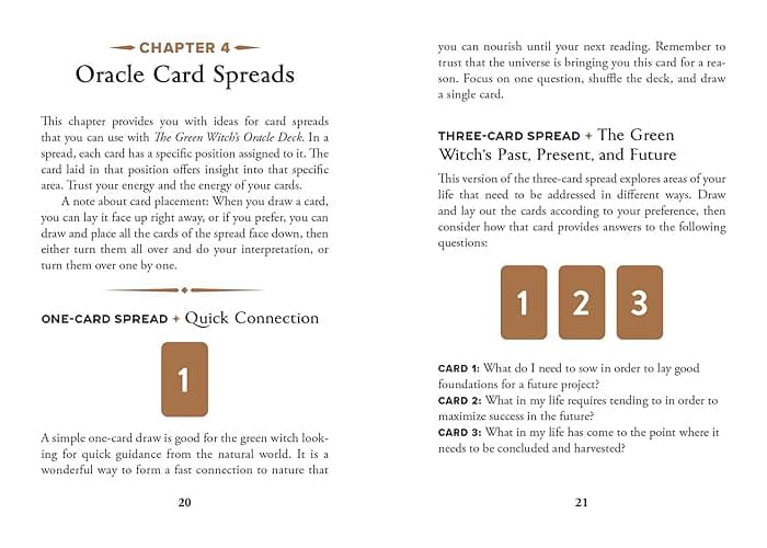 The Green Witch's Oracle Deck: Embrace the Wisdom and Insight of Natural Magic (Green Witch Witchcraft Series) thumbnail 6