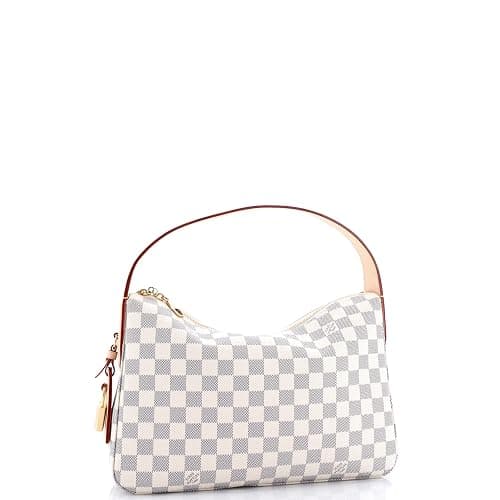 Louis Vuitton, Pre-Loved Slouchy NM Handbag Damier PM, White thumbnail 2