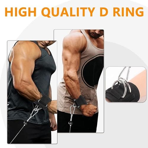Weight Lifting Straps,Lifting Wrist Straps,Weight Straps,With D-Rings,Wrist Wraps for Weightlifting,for Men and Women for Cable Machines,Deadlifts,Snatches,Pull-Ups thumbnail 6