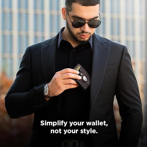 SERMAN BRANDS Money Clip Wallet - Mens Wallets slim Front Pocket RFID Blocking Card Holder Minimalist Mini Bifold thumbnail 2