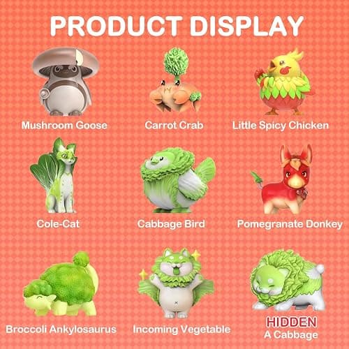 BEEMAI Vegetables Fairy Series-3 Blind Box 1PC Random Design Cute Figures Collectible Toys Birthday Gifts thumbnail 4