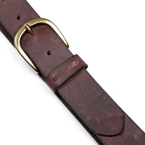 Eddie Bauer Women's Casual Leather Belts with Durable Metal Buckle thumbnail 5