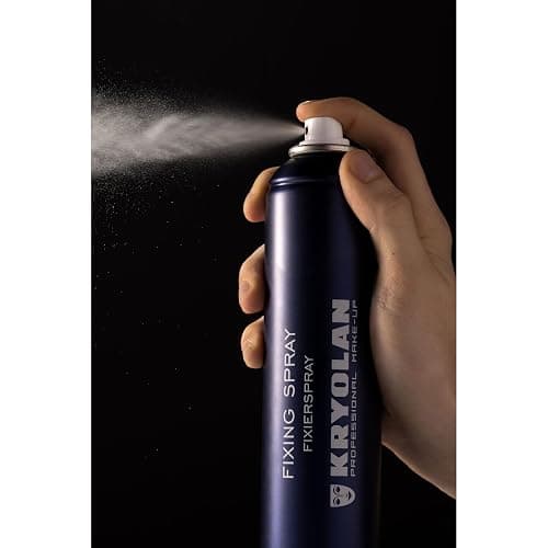 Kryolan Spray fissante 300 ml – Spray fissante professionale per un trucco a lunga tenuta, resistente all'acqua e alle sbavature – Perfetto per professionisti e appassionati di trucco thumbnail 3