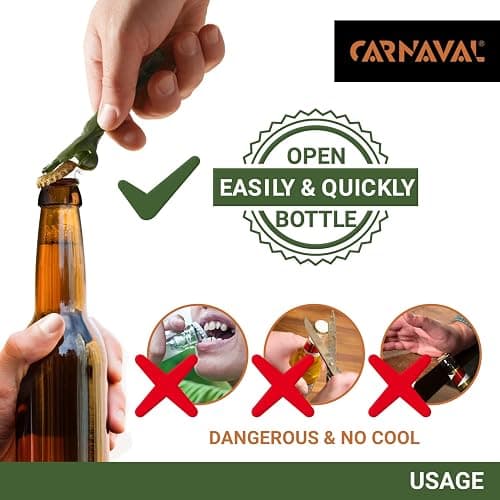 Green Army Man Bottle Opener - Unique Funny Bottle Opener Bartender Compatible As Coke Bottle Opener - Metal Bottle Opener Man - Mini Soldier Bottle Opener - Creative Cool Bottle Opener thumbnail 6