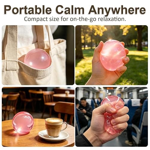 Coconut Oil Squishy, 2026 New Coconut Oil Stress Ball Dumpling Squishy, Slow Rising Squeeze Balls for Stress Relief (White) thumbnail 6