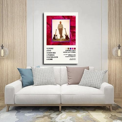 Steve Lacy's Demo Album Cover Poster - Canvas Wall Art Decor Print for Living Room Bedroom Decoration - Unframe-style-3 12x18inch(30x45cm) thumbnail 5