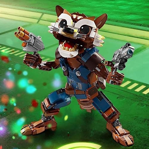 Lego Marvel Rocket & Baby Groot, Buildable Superhero Toy for Kids from Marvel Studios' Guardians of The Galaxy, Figure for Role Play, Gift for Boys and Girls from 10 Years, 76282 thumbnail 2