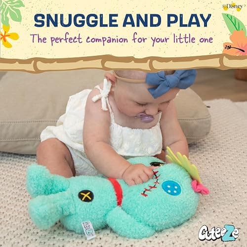 Kids Preferred - Disney Baby Lilo & Stitch CUTEEZE Scrump Plush Stuffed Animals, Multicolor,6 inches thumbnail 5