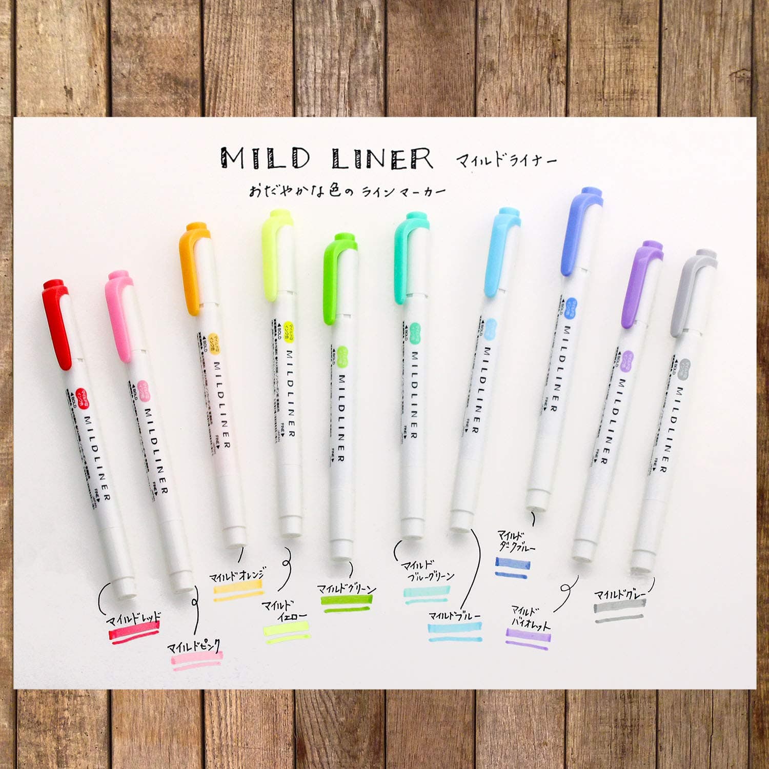 Zebra highlight pen penile mild liner 10 color set WKT7-10C thumbnail 4