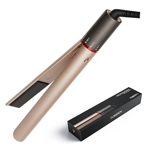 FURIDEN Professional Salon Quality Hair Straightener, Hair Straightener and Curler 2 in 1, Flat Iron Curling Iron in One, Fast Results | Long Lasting thumbnail 8