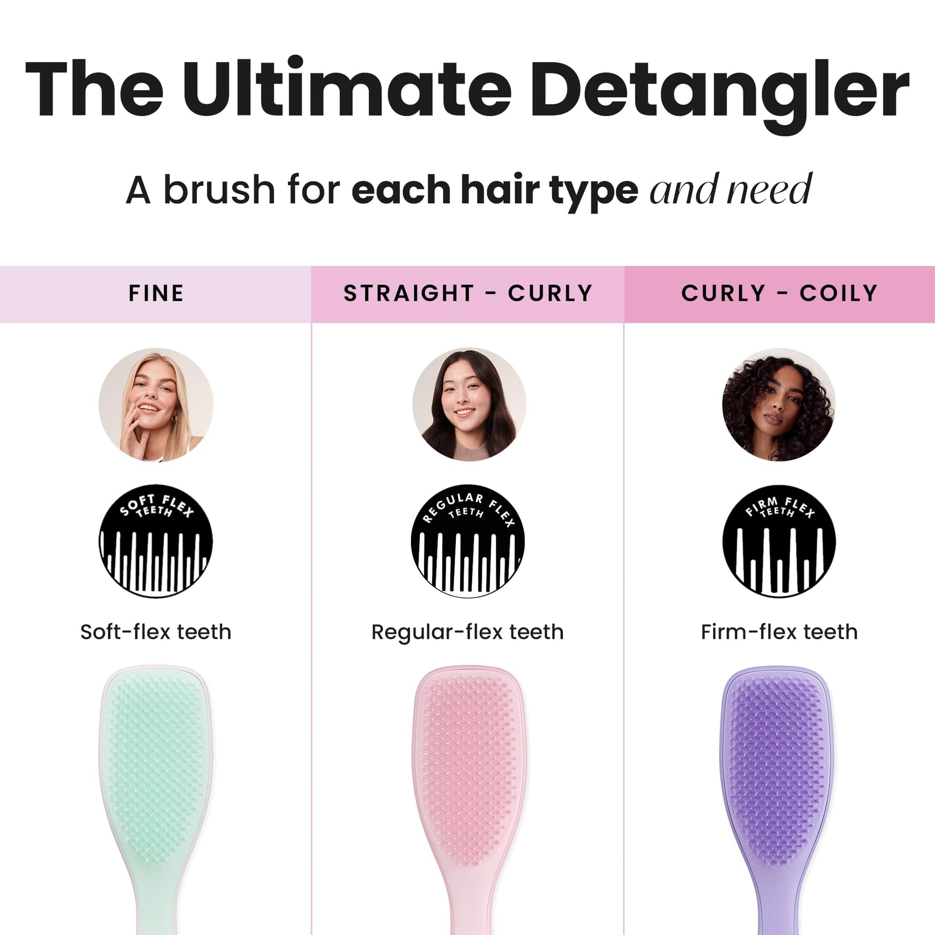 Tangle Teezer Wet Detangler Hairbrush - Millennial Pink thumbnail 8