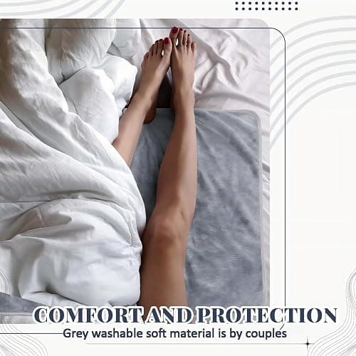 Fanfanwin 1 Pcs Couples Waterproof Mat Lover Reusable Stainproof Blanket Quiet Easy Use Mattress Protector for Adult Multi Functional Bed Sheet Couple Pleasure Comfort (27.5 x 27.5 in,Grey) thumbnail 5