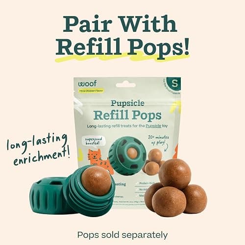 WOOF Pupsicle - Long-Lasting Interactive Dog Toy to Keep Your Pup Busy and Distracted - Safe for Dogs - Low-Mess Design - Dog Toys for Medium and Large Dogs 25-75 lbs thumbnail 6