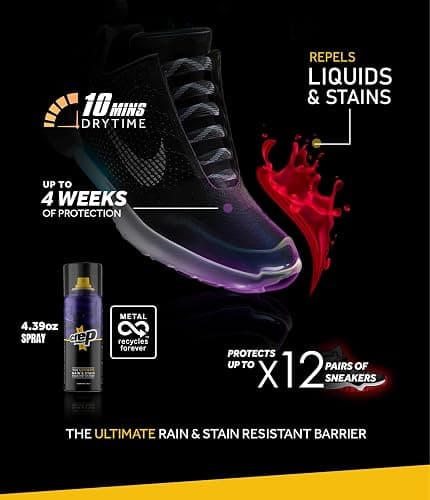 Crep Protect Shoe Protector Spray - Rain & Stain Waterproof Nano Protection for Sneaker, Leather, Nubuck, Suede & Canvas thumbnail 2