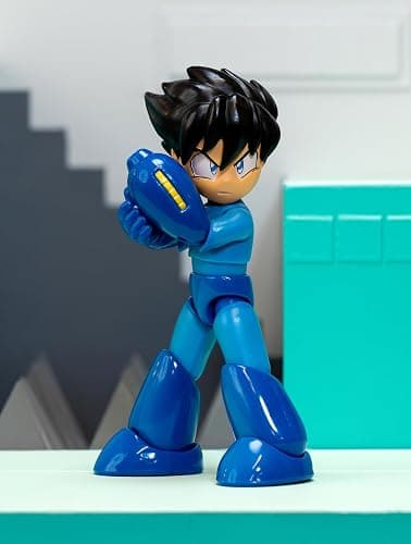 Jada Toys Mega Man Wave 3 Action Figure with Neo Metal Figure 1:12 Deluxe Scale 6" Tall, Fully Articulated, Collector Packaging thumbnail 4