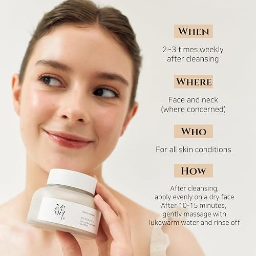 Beauty of Joseon Reis- und Honig-Glow-Maske zur Pflege der Poren und Sebumkontrolle für trockene, empfindliche Haut, koreanische Hautpflege für Männer und Frauen, 150 ml thumbnail 6
