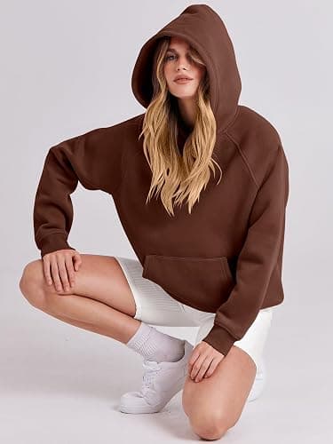 ANRABESS Women Hoodies Oversized Fleece Long Sleeve Comfy Casual Basic Pullover Sweatshirts 2026 Fall Outfits Y2K Clothes thumbnail 7